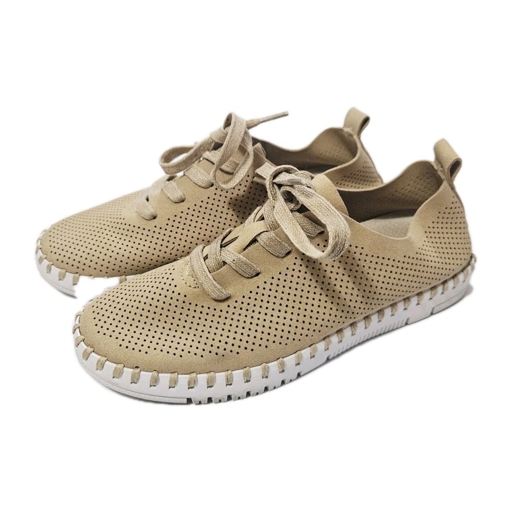 Frogg Toggs Women's Beige Traveler's Slip On Shoe Sz 7